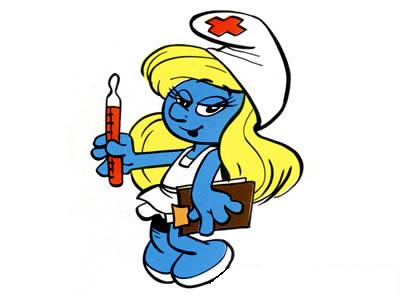 Smurfs_Color_Pictures_Nurse_Smurfette
