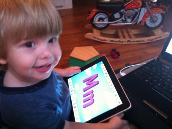 Toddler with Alphatots